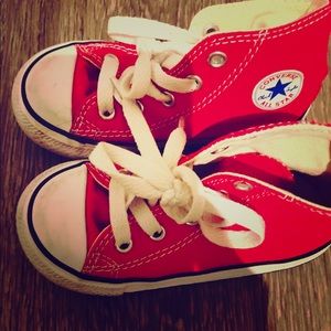 Red Converse for toddlers